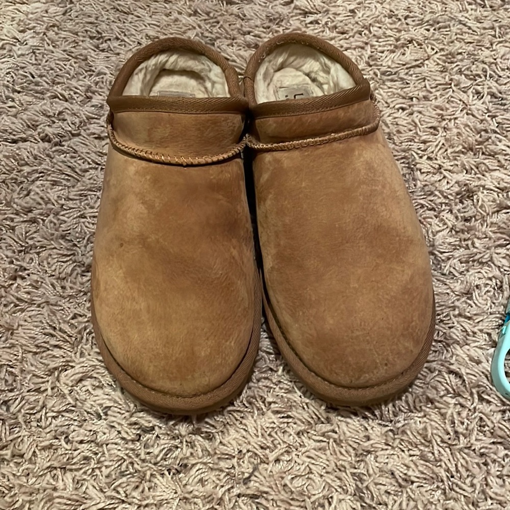 Brown ugg slip-one..shoes